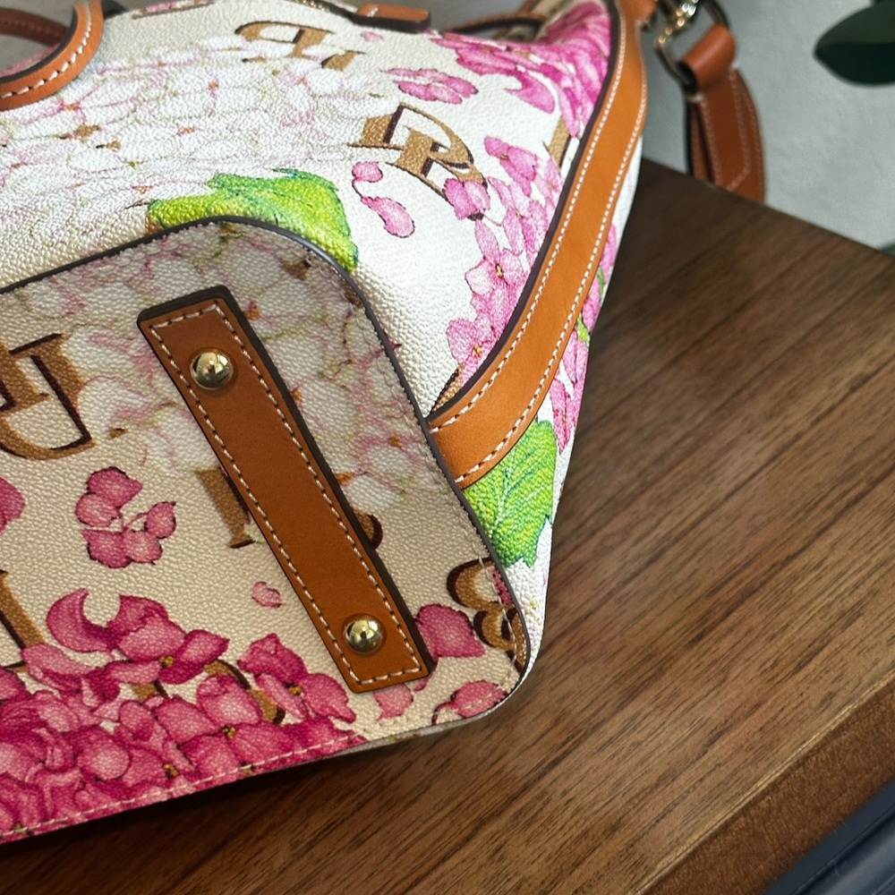 Dooney & Bourke Floral Bucket Bag - Like New! See Video! - Picture 10 of 11